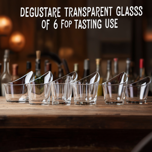 Juego de 6 vasos transparentes Degustare para degustación - Product Image 3