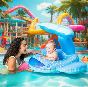 Cá voi <span class=keywords><strong>Inflatable</strong></span> đồ chơi cho bé hồ bơi cho ngoài trời công viên nước - Product Image 3