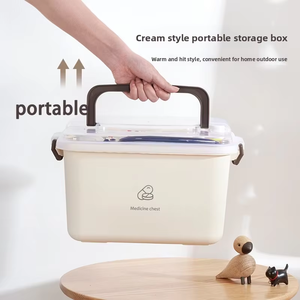 Teyida grande capacità portatile crema stile medicina scatola di stoccaggio Multi-strato materiale PP manici ermetici impermeabili per - Product Image 2