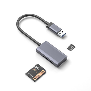 <b>USB</b> 3.0 Card Reader Type C Aluminum Alloy SD TF <b>Adapter</b> for Laptop - Product Image 1