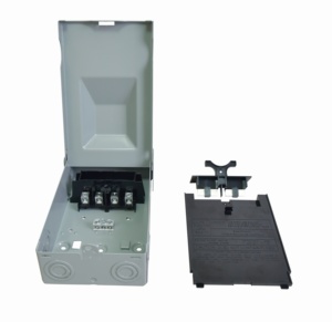 Pull-Out Disconnect <strong>Switch</strong> 60 Amp Disconnect Air Conditioning 120/240 Volt 2 Pole 1 Phase 3wire Waterproof Metal Box Fused - Product Image 4