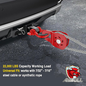 Nhà Máy Giá thép carbon 4x4 off-road 10 tấn tời phục hồi Kit snatch khối ròng rọc phục hồi để bán - Product Image 5