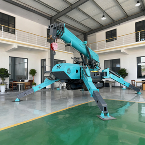 Nhà máy bán 5 tấn Mini <span class=keywords><strong>Crawler</strong></span> Telescopic Boom DIESEL <span class=keywords><strong>Crawler</strong></span> Spider <span class=keywords><strong>Crane</strong></span> - Product Image 1