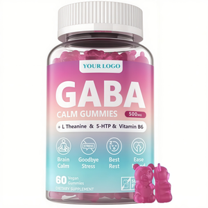 Venta caliente 100% sin azúcar nootrópico 4-gaba suplemento energético Ashwagandha vitamina B6 gomitas de GABA orgánicas de alta calidad para la salud - Product Image 1