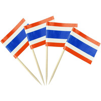 Prix réduit : Nouveaux mini-drapeaux thaïlandais et décorations pour cupcakes de différents pays