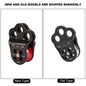 Polea de Escalada para Campamento, 30Kn, Cuerda de 14 mm, Doble Rodamiento, Equipo de Rescate - Product Image 5
