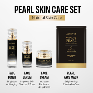 Ensemble de crèmes pour le visage <span class=keywords><strong>anti</strong></span>-âge au collagène pour femmes, marque privée coréenne, produits de soin de la peau à la perle, acide hyaluronique, soin éclaircissant de la peau - Product Image 5