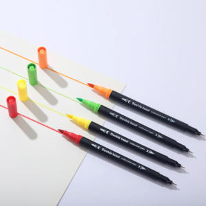 Stylos marqueurs professionnels à double pointe pour la calligraphie, ensembles <span class=keywords><strong>de</strong></span> stylos à pointe fine double pour la calligraphie chinoise - Product Image 3
