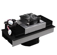 Climatiseur de cabinet W-TEL 48V DC 200W à base de Peltier, débit d'air 400m³/h, montage mural/fenêtre, télécommande, écoénergétique