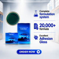 Peinture automobile métallique OEM ODM, formule personnalisée, revêtement pour voitures, pour ateliers de carrosserie professionnels