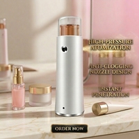 Pulverizador Iónico Nano Eléctrico Portátil Recargable por USB para Exteriores, Botella Hidratante para el Cuidado de la Piel, Rociador de Agua con Niebla Fina
