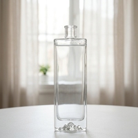 Échantillon Gratuit Bouteille de Luxe Personnalisée en Verre Super Flint 500ML 50CL Bouteilles en Verre Épais pour Gin Rhum Whisky