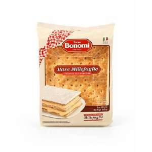 Base para Millefoglie Bonomi Italia 300g X 8 Piezas, Mezclas para Pastelería de Almacenamiento en Seco, 12 Meses de Duración - Product Image 1