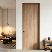 Nouvelle porte insonorisée en aluminium et bois à ouverture latérale, finition écologique, pour villa, appartement, maison, bureau.