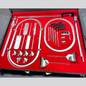 Juego de Retractores Quirúrgicos Bookwalter, Instrumento Manual de Acero Inoxidable para Cirugía Abdominal, Juego Completo de 20+ Piezas - Product Image 1