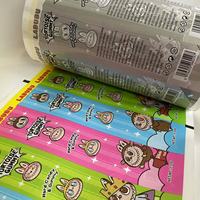 Film en rouleau personnalisé imprimé, écologique, résistant à l'humidité, de qualité alimentaire, laminé, en plastique flexible, pour emballage de snacks, sachet en film en rouleau