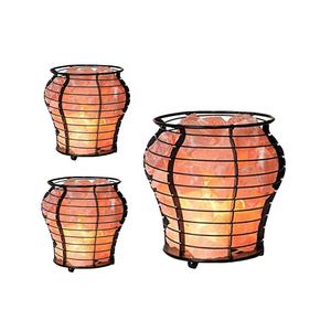 Cadeau Élégance et bien-être avec une lampe de vase en métal sel de l'Himalaya Un cadeau attentionné de Sian Enterprises - Product Image 1