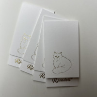 Étiquettes volantes personnalisées en gros pour vêtements, étiquettes imprimées en papier avec cordon/ficelle