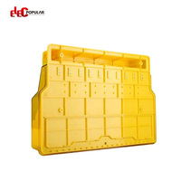 Poste d'étiquetage de verrouillage de cadenas de sécurité mural Elecpopular avec couvercle transparent anti-poussière et 8 clips