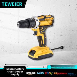 Ensemble d'outils électriques au lithium sans balais haute puissance, clé à chocs électrique multifonctionnelle, <span class=keywords><strong>meuleuse</strong></span> d'angle, marteaux, coffret rigide - 1 an OEM - Product Image 4