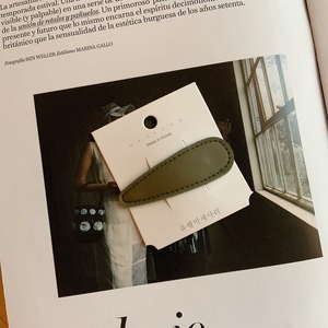 กิ๊บติดผมหนังเทียมสไตล์ฝรั่งเศสสำหรับผู้หญิง กิ๊บหนีบผมสำหรับเด็กผู้หญิง - Product Image 3