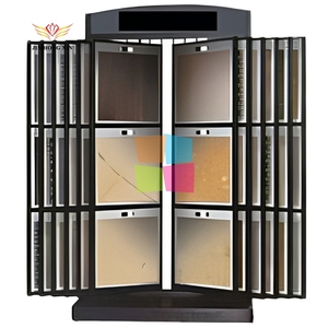 Новый стиль, каменная многоэтажная мраморная вертикальная стойка для образцов металлической плитки, демонстрационный зал, Кварцевая полка - Product Image 4