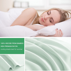 Làm Mát Nữ Hoàng Tấm Thiết Lập 100% Tre Mượt Mềm Mại Thoáng Khí Sâu Túi lên đến 17 Inch Được Trang Bị Cho Nhà Hoặc Khách Sạn Sử Dụng - Product Image 5