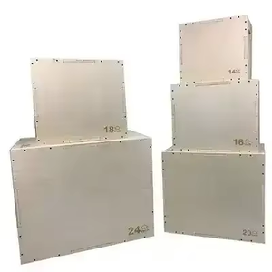 Caja pliométrica de madera multifuncional Caja de <span class=keywords><strong>salto</strong></span> pliométrica Caja de agilidad 3 en 1 para saltar Fitness Estocadas Entrenamiento <span class=keywords><strong>Sentadillas</strong></span> - Product Image 1