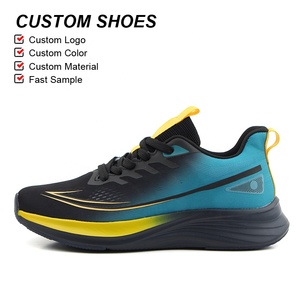 Chaussures de course pour hommes personnalisées OLICOM OEM, respirantes, en mesh, avec empeigne Jacques, antidérapantes, amortissantes, pour la course sur route et <span class=keywords><strong>le</strong></span> jogging - Product Image 3