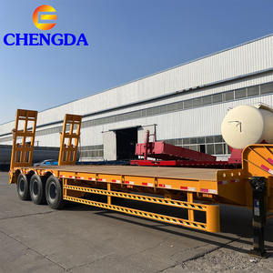 Semirremolque de Cama Baja con Tanque de Combustible, 3 Ejes, 60 Toneladas, Neumáticos Sin Cámara 315/80R22.5, Precio de Fábrica - Product Image 5