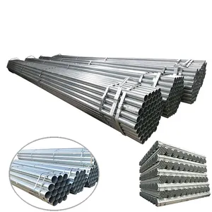 Materiali da costruzione in metallo Tianjin tubi in acciaio saldati personalizzati Gi tubo saldato in acciaio al carbonio zincato ERW per la costruzione