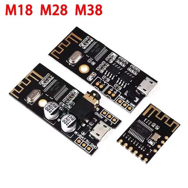 Wireless Bluetooth Audio Receiver Board Module MH-MX8 M18 M28 M38 BLT 20M 4.2 5.0 MP3 Lossless Decoder Stereo Electronic DIY Kit