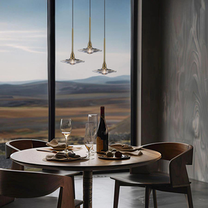 Hiện đại sang trọng LED Đèn chùm nhỏ chất lượng cao tiết kiệm năng lượng có thể điều chỉnh chiều cao ánh sáng mặt dây chuyền vàng kết thúc CRI 95 - Product Image 4