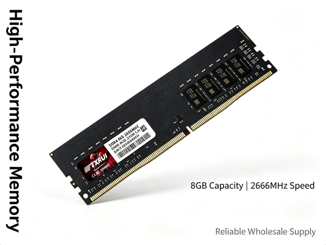 TXRUI DDR4 8GB 2666MHz Desktop RAM Memory Module PC4-21300 1.2V Non-ECC Unbuffered DIMM for Computer Upgrades