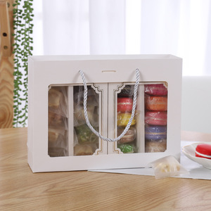 Proveedor de embalaje de regalo elegante personalizado de lujo Caja de macarrón de embalaje transparente - Product Image 2