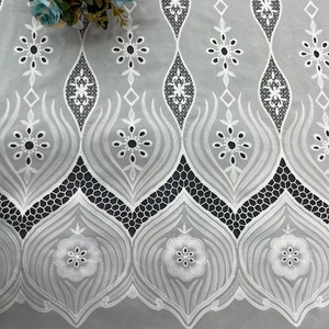 Bán buôn sữa vải lụa hình bầu dục Mô hình double side voan ren laser cut cho phụ kiện may mặc - Product Image 4