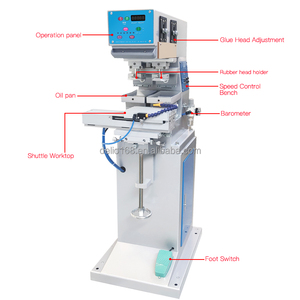 Two Colors Pad Printing Machine Left and Right Shuttle Pad Printer <strong>Equipment</strong> for Bottle,Toy, Tableware and Cosmetic - Product Image 2