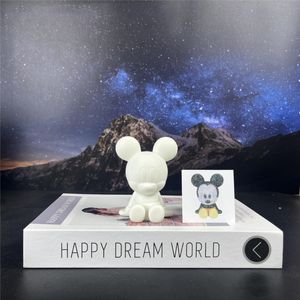 Kit de broderie diamant DIY pour <span class=keywords><strong>figurine</strong></span> de lapin ou d'ours en forme de dessin animé, à assembler soi-même, avec broderie complète et ornements en plâtre - Product Image 5