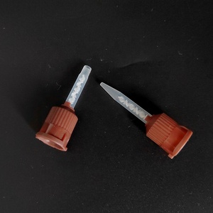 1:1 Tube de mélange de <span class=keywords><strong>colle</strong></span> <span class=keywords><strong>dentaire</strong></span> à cartouche à deux composants Mélangeurs statiques en plastique Embouts de mélange de <span class=keywords><strong>ciment</strong></span> brun pour seringues 5ml/14ml/24ml - Product Image 2