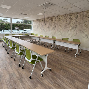 โต๊ะคอมพิวเตอร์สำนักงานพับได้โต๊ะพับได้สำหรับใช้ในโรงเรียน - Product Image 1