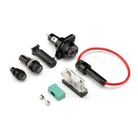 Porte-fusible à cartouche pour montage sur panneau 5x20mm 10A 250V R3 H3 PTF OP MF Connecteur de câble d'extension Boîtier en bakélite Contact en laiton