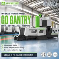 24 Takımlı ATC Portal İşleme Merkezi HLC2016 Çift Kolon Orta Görev Tipi CNC Freze Tezgahı Büyük Parçalar İçin
