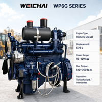 Mesin Loader Seri SCDC Weichai WP6G 125HP hingga 175HP Mesin Diesel Alat Berat 6 Silinder untuk Wheel Loader