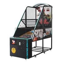 Máquinas de Juegos de Alta Calidad para Parques de Diversión con Tablero de Tiempo, Máquina de Baloncesto Plegable EPARK para Arcade