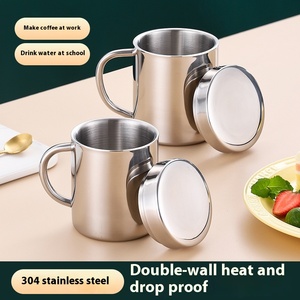 Vaso Térmico <span class=keywords><strong>de</strong></span> Acero Inoxidable 304 <span class=keywords><strong>de</strong></span> Diseño Moderno, Doble Capa, Resistente a Caídas, con Tapa, para Café, <span class=keywords><strong>Leche</strong></span>, Té - Product Image 4