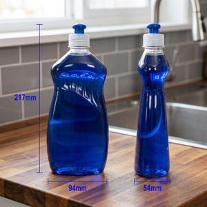 Feri Dishwashing Liquid PET Plastic <b>Bottle</b> <b>with</b> Screw Cap Lotion Pump Leak Resistant 450ml for Kitchen Cleaner Household Use - Product Image 3
