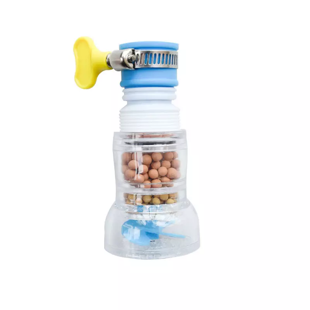 Adjustable Mini Kitchen Water Purifier 360 Spin Simple Water Filter for Home Kitchen