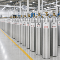 TMA Trimethylaluminium CAS 75-24-1 Haute Pureté 99,9999% 6N Précurseur Métalique Organique pour Déposition ALD Al2O3 dans un Bulleur en Acier Inoxydable