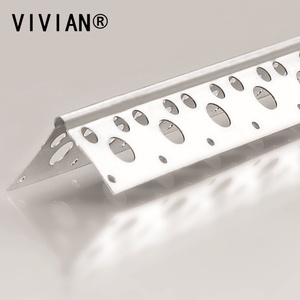 Perfil de Esquina de Acero Galvanizado, Aleación de Aluminio y Vinilo con Acabado de PVC, Resistente a Impactos, <span class=keywords><strong>para</strong></span> Aplicación de <span class=keywords><strong>Mortero</strong></span> y Uso en Paneles de Yeso - Product Image 6
