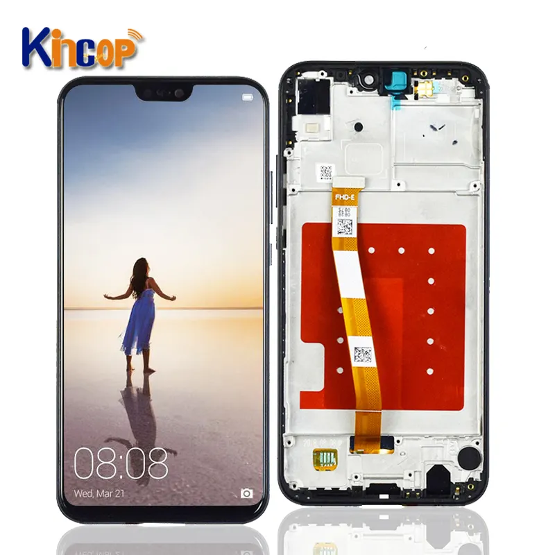 For Huawei P20 Lite LCD Display Touch Screen Digitizer Assembly Replacement for Huawei Nova 3e LCD Screen ANE-LX1 LX2